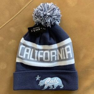 California Pom Knit Winter Beanie